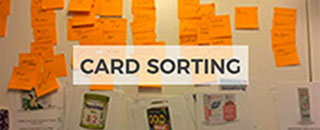 Card sorting - Improve information architecture