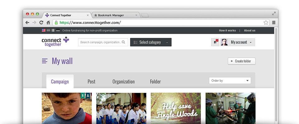 Cover article connect together