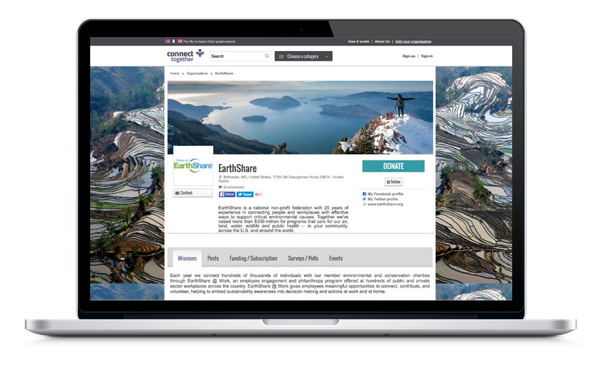 Connect together feature screenshot