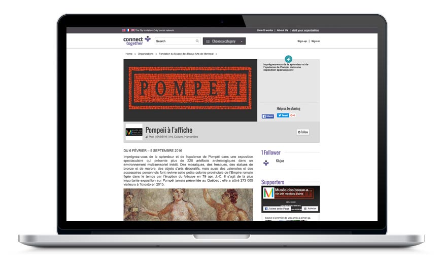Connect together feature screenshot