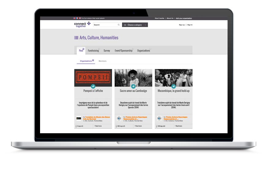 Connect together feature screenshot