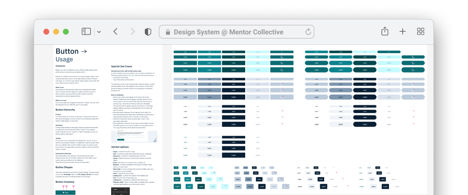 Championing the Design System at Mentor Collective